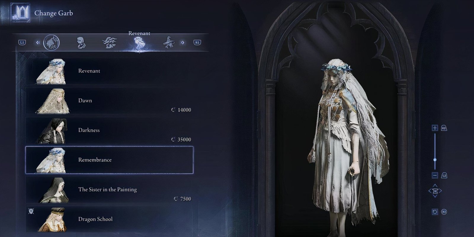 Nightreign Revenant remembrance outfit