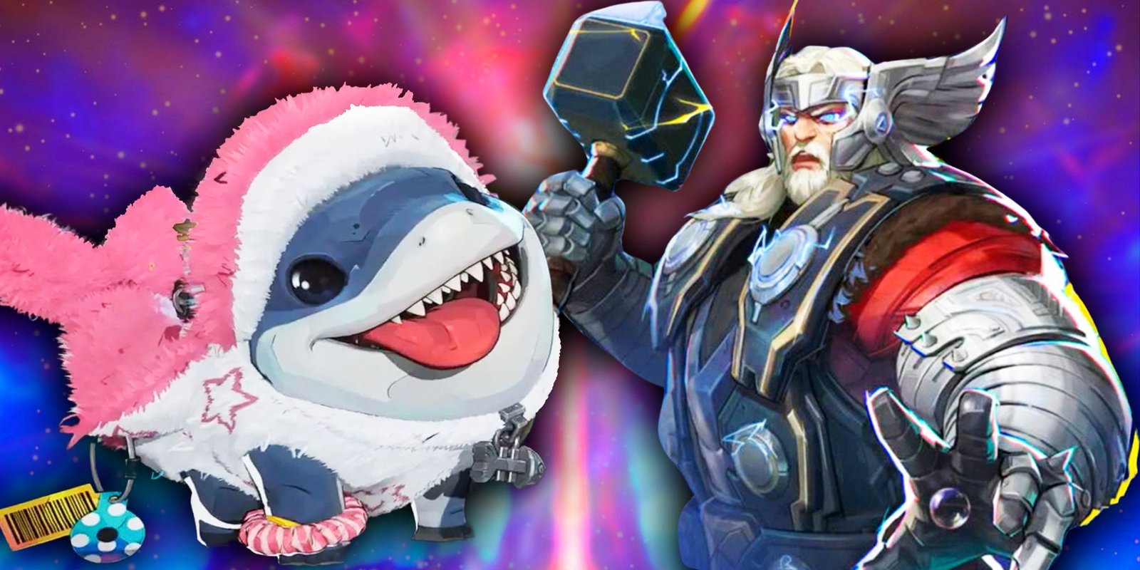 How To Unlock Everything In The Combat Chest 3 Marvel Rivals Thor and Jeff the Land Shark in Season 2.5 map