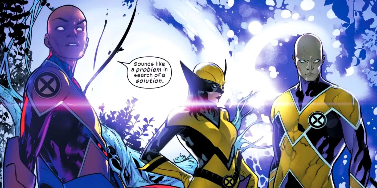 Laura Kinney and Darwin prepare for battle in Marvel's X-Men comics