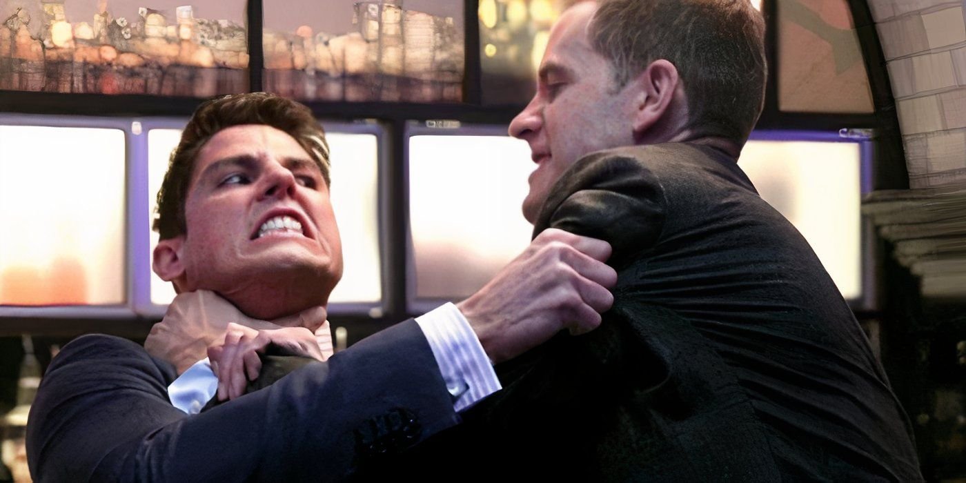 Sal and Julian fighting each other in the Supernatural episode Bloodlines