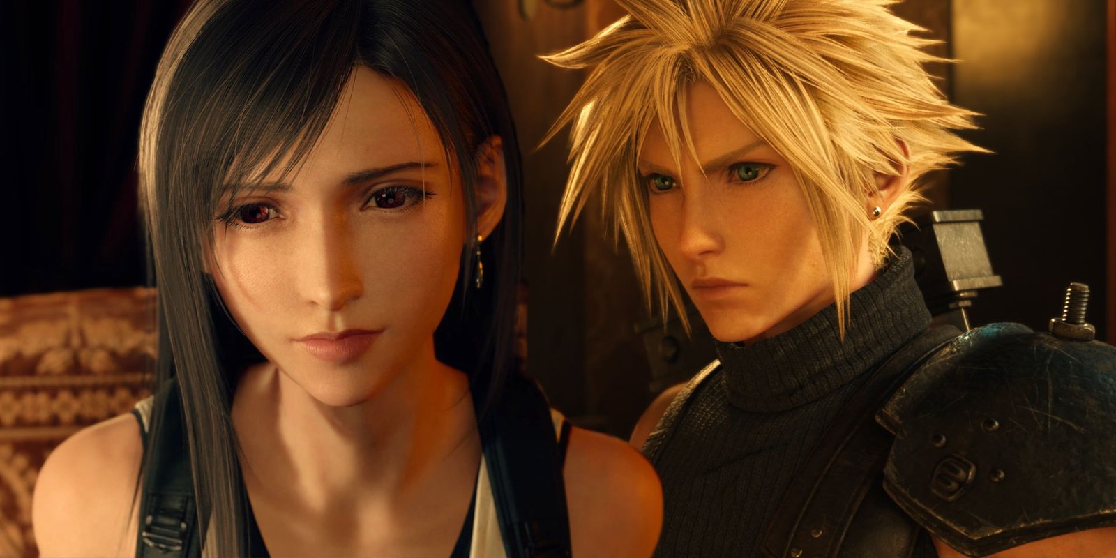 Several Anticipated Final Fantasy Games May Finally Arrive For Xbox 4 Cloud and Tifa looking upset in their hotel room in a screenshot from Final Fantasy 7 Rebirth.