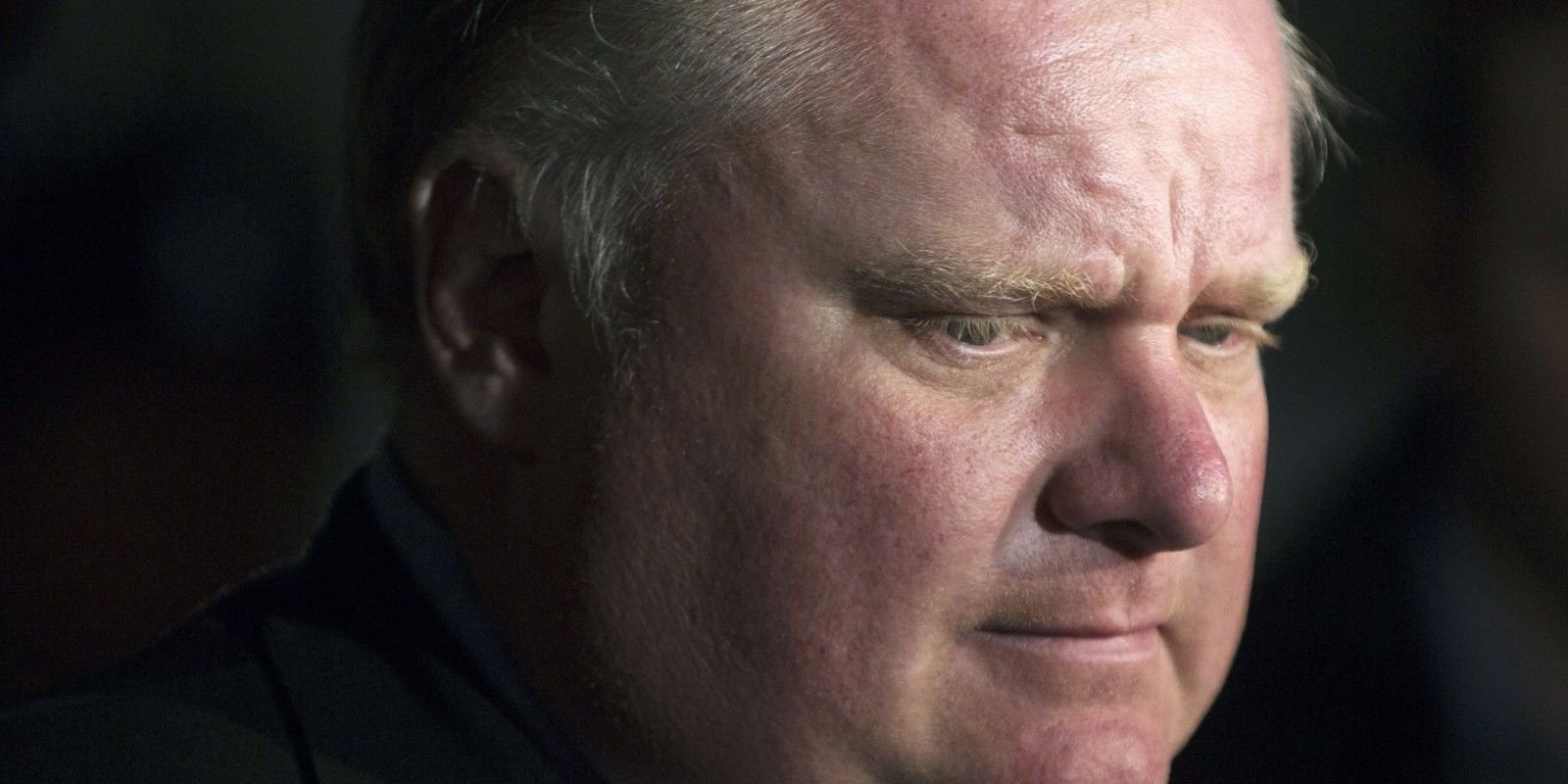 Rob Ford looking downcrest