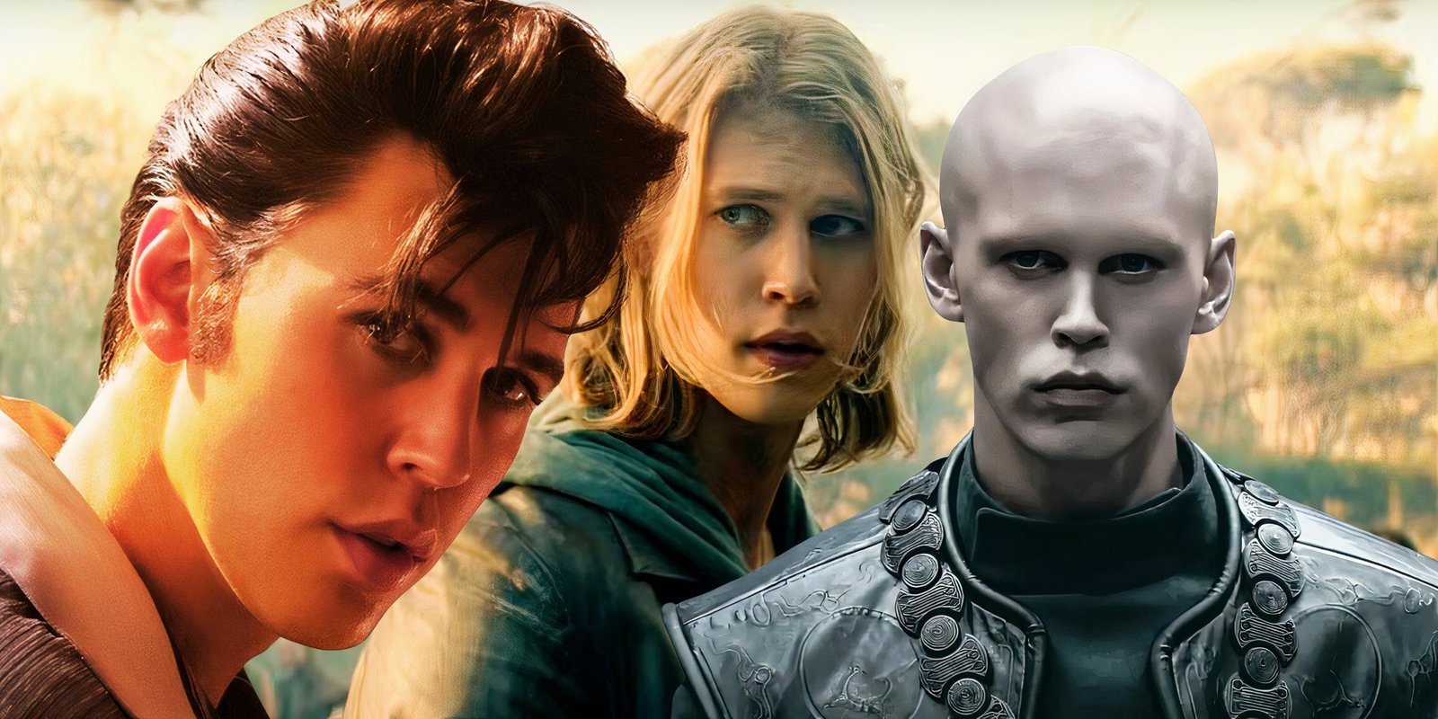 7 Best Movies To Watch Before Ari Aster's Star-Studded Western, Eddington 4 A collage of Austin Butler in Elvis, The Shannara Chronicles, and Dune: Part 2