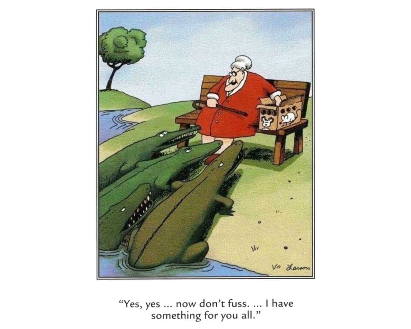 far side alligators