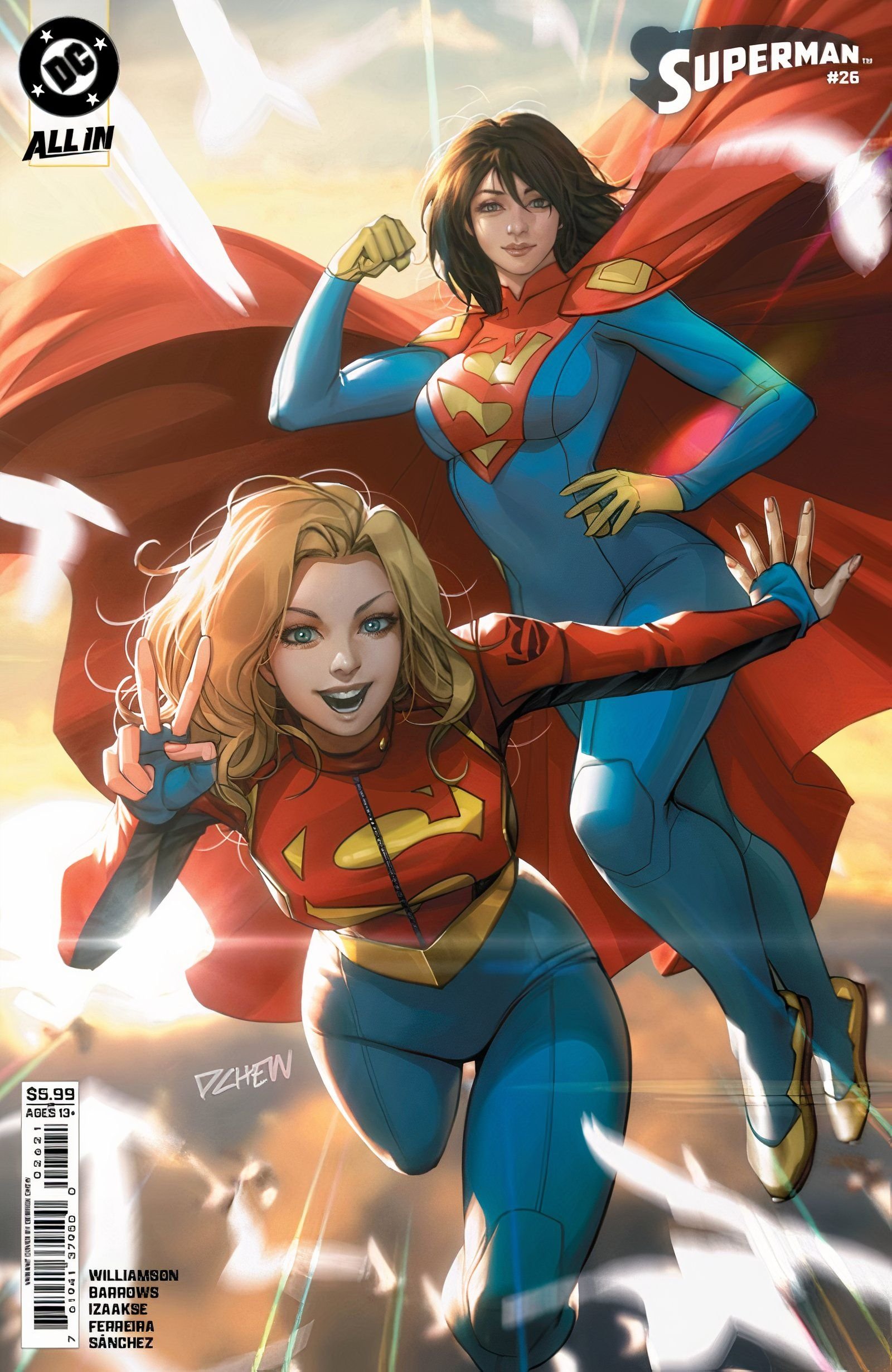 Superman #26 variant cover supergirl superwoman