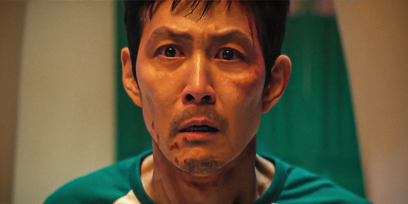Lee Jung-jae as Gi-hun in Squid Game