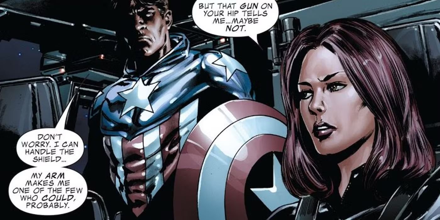 Bucky as Captain America
