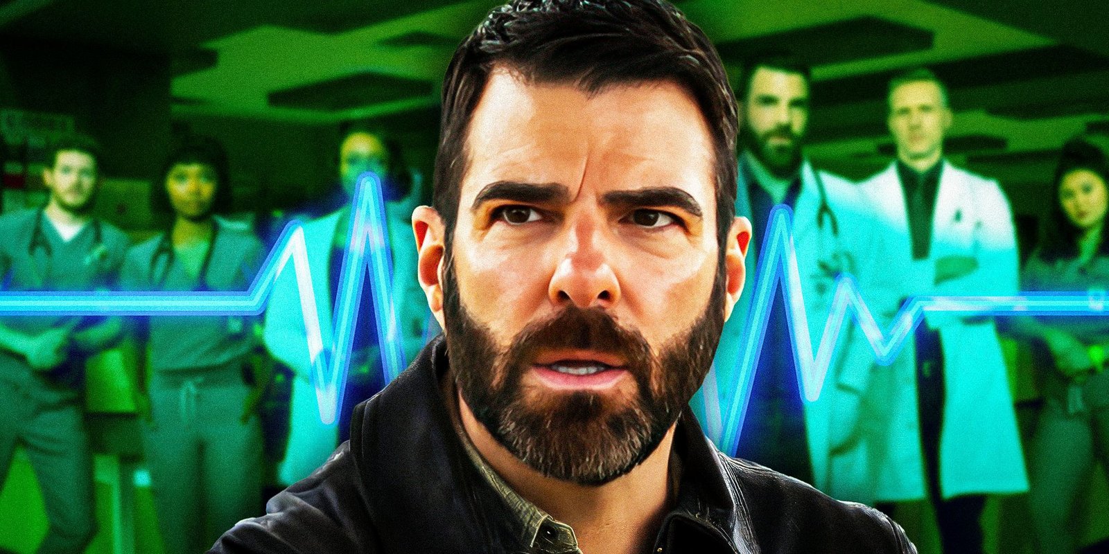 Latest News, Cast, Potential Story & Everything We Know 5 Brilliant MInds custom image of Wolf with the rest of the cast in the background