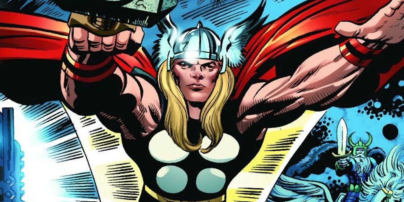 Jack Kirby's classic illustration of Thor.