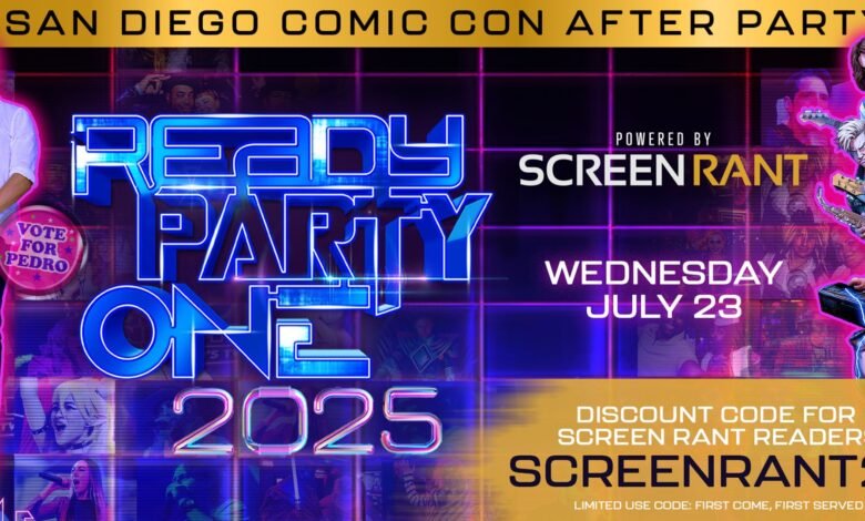 Party With ScreenRant At XLE's Ready Party One For San Diego Comic-Con 2025 1 Party With ScreenRant At XLE's Ready Party One For San Diego Comic-Con 2025