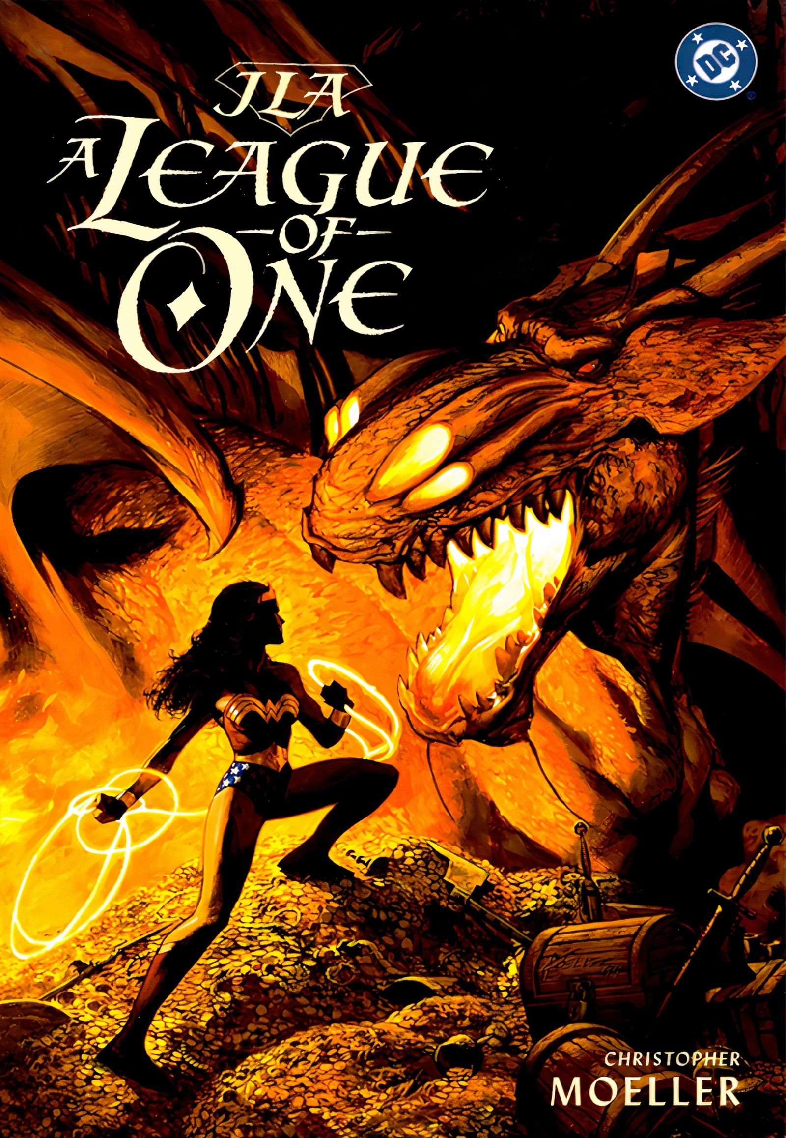 JLA A Leuge of One cover art wonder woamn