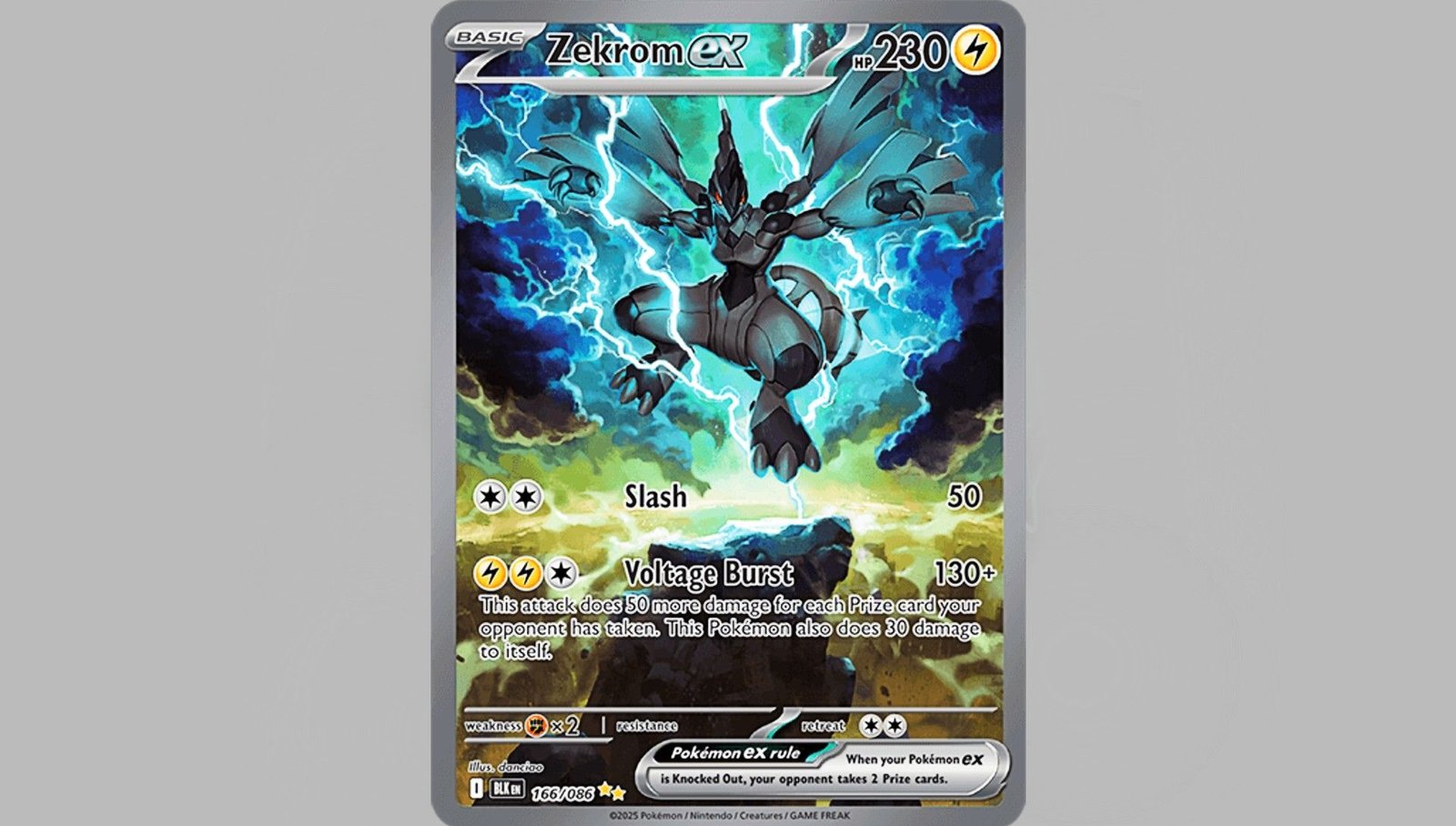 Zekrom ex from Black Bolt