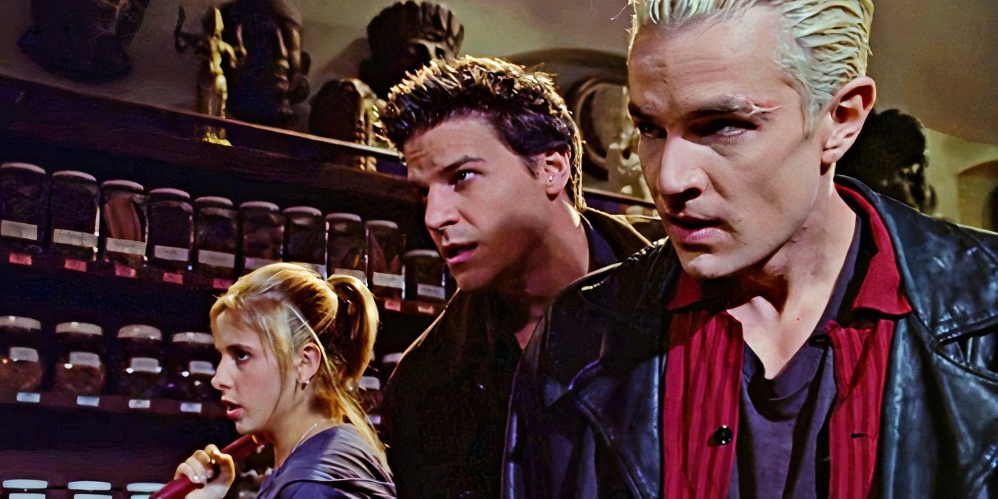 Buffy Reboot Gets An Exciting Production Update From Sarah Michelle Gellar With BTS Photos 2 Buffy Angel and Spike in season 3 episode 8 Lovers Walk-1