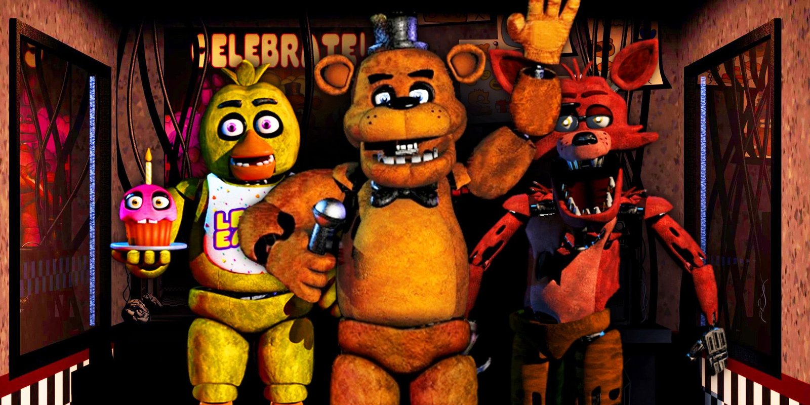 Dead By Daylight's FNAF Crossover Reveal What Afton Really Looks Like Inside Springtrap & It's Utterly Gruesome 2 FNAF 1 animatronics with the security office