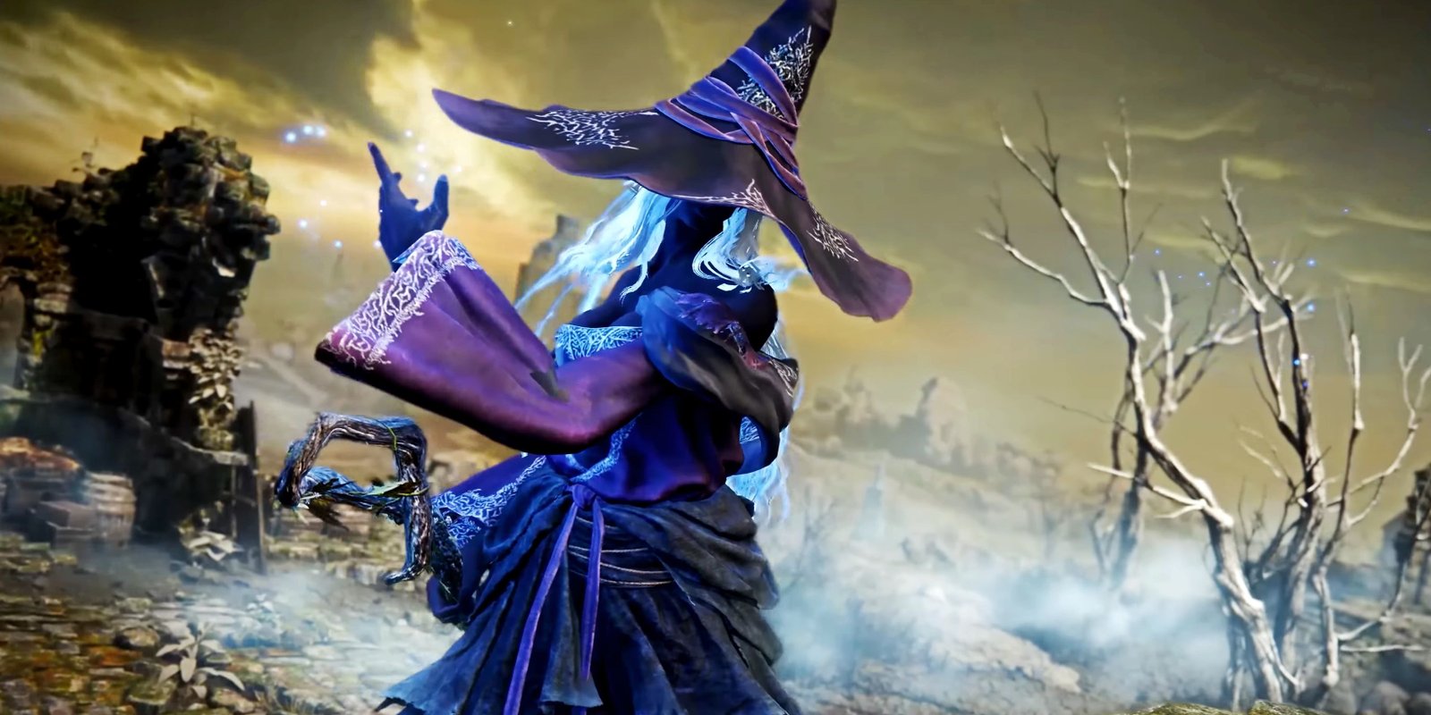 Elden Ring Nightreign: All Classes (Nightfarers), Ranked 3 Recluse casting a spell in Elden Ring NIghtreign.