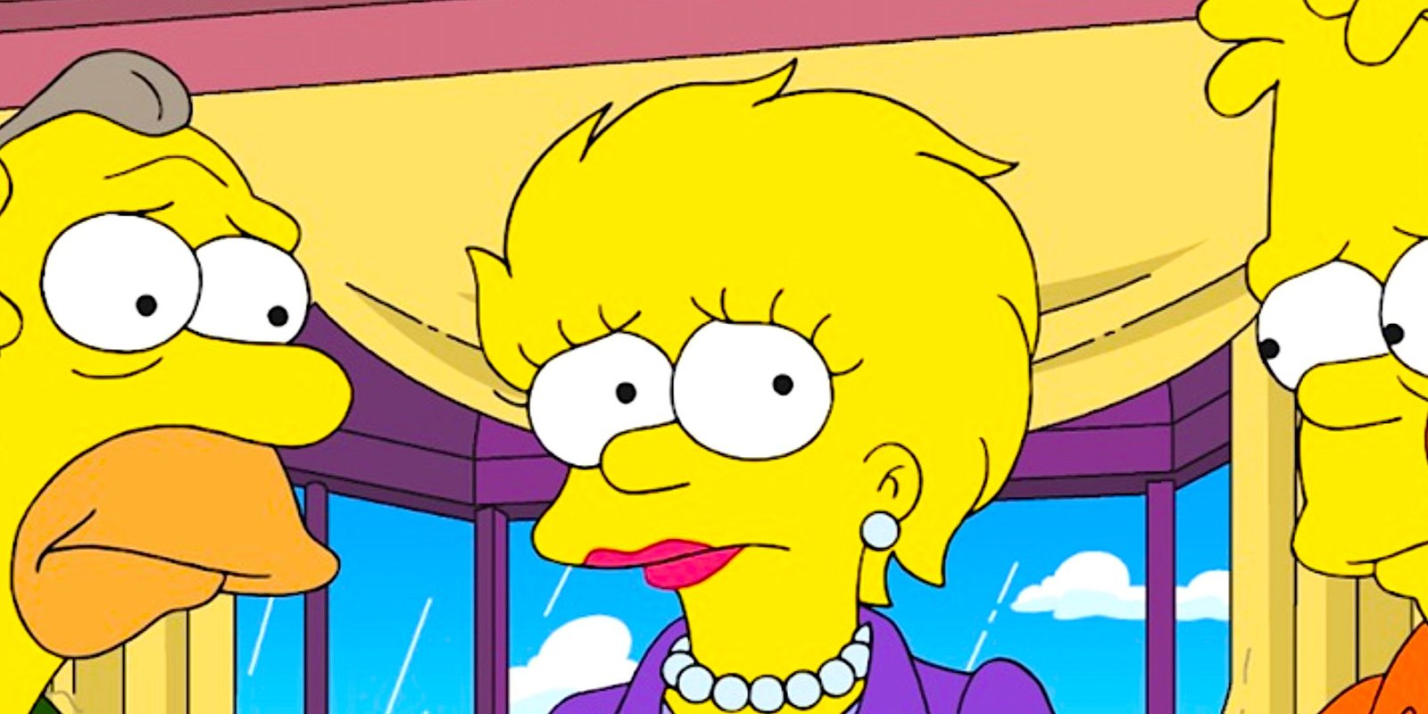 Homer & Lisa Simpson Share The Same Tragedy 8 Older versions of Lenny Lisa and Bart look worried in the living room in The Simpsons season 36 finale