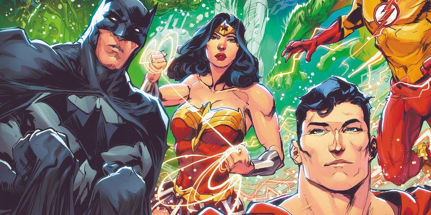 Batman, Wonder Woman, and Superman, DC's "Trinity" of top heroes.