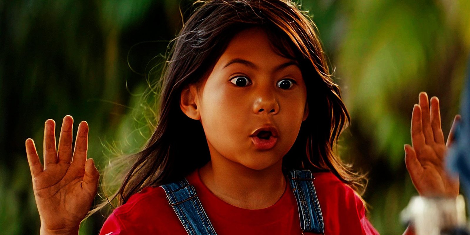 Lilo & Stitch Star David Hekili Kenui Bell Dies At 57 2 Lilo raises her hand up in astonishment in Lilo & Stitch