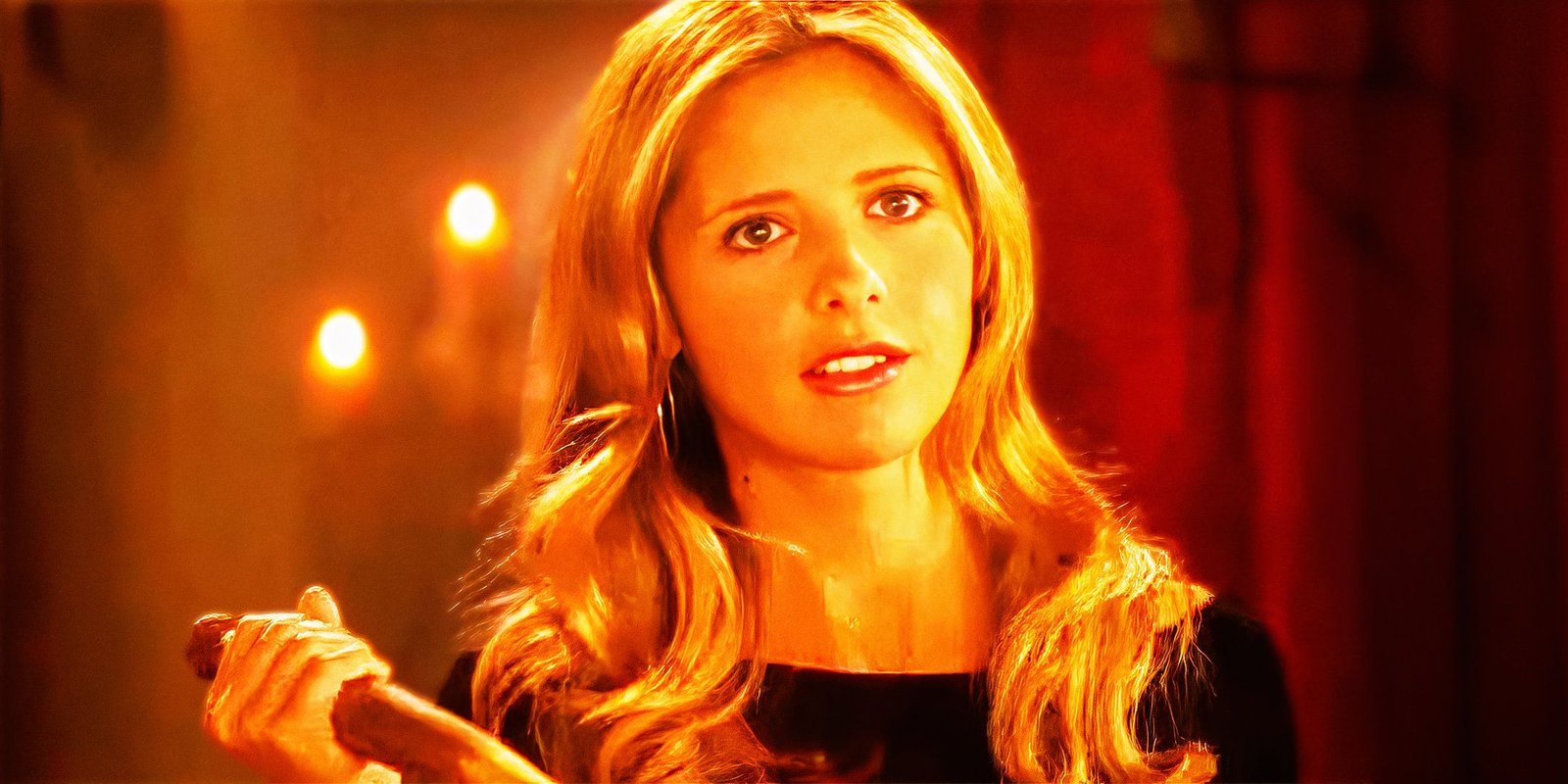 One Of Buffy The Vampire Slayer's Best Lines Proves Why Season 7 Was A Better Ending Than The Original One 2 Buffy Summers (Sarah Michelle Gellar) holding a stake in Buffy the Vampire Slayer