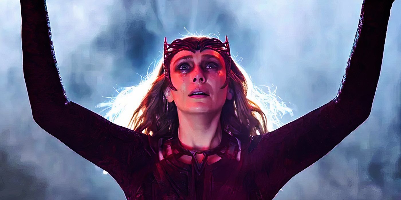 Scarlet Witch killing herself in Mount Wundagore in Doctor Strange in the Multiverse of Madness