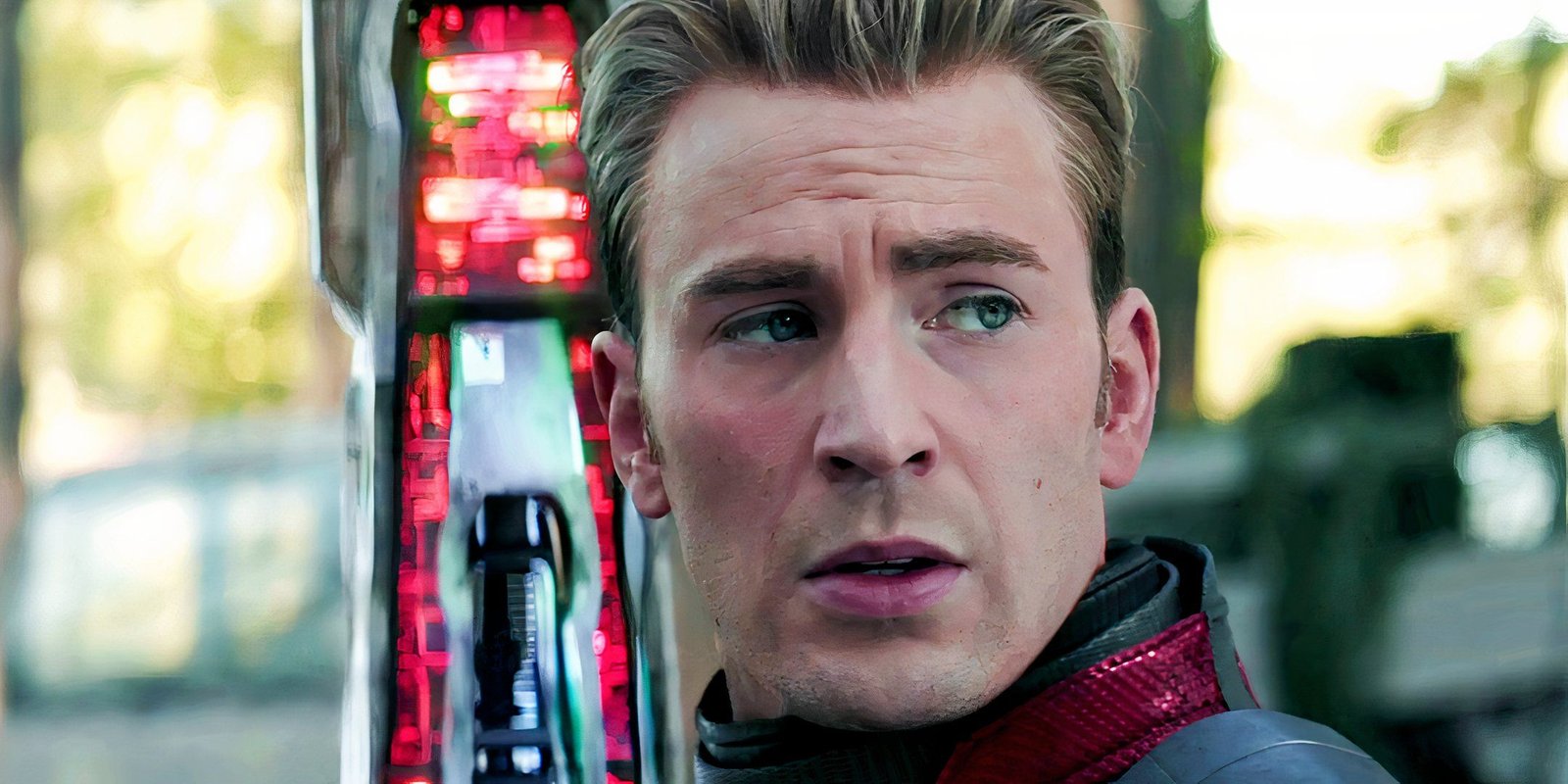 Steve Rogers' Endgame Time Travel Created His Own Captain America Archnemesis In Wild MCU Multiverse Theory 2 Steve Rogers looks to his side before travelling back in time in Avengers Endgame