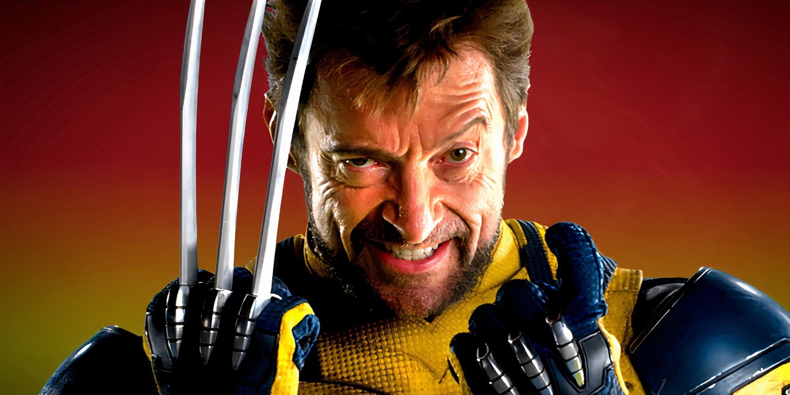 Hugh Jackman's Logan shows off his claws and teases the camera in Deadpool & Wolverine's breathing exercise video