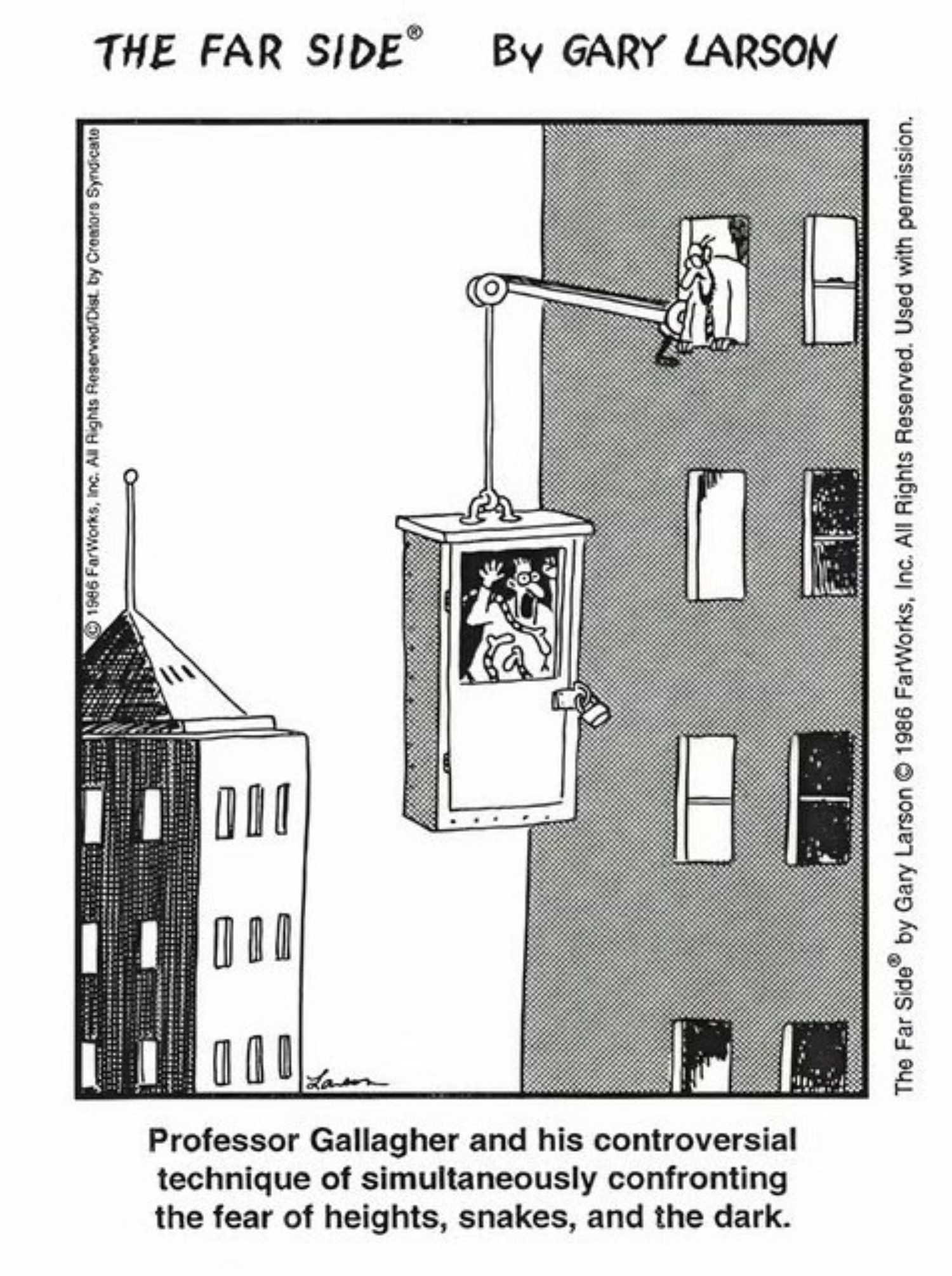 Fear of Heights Far Side comics