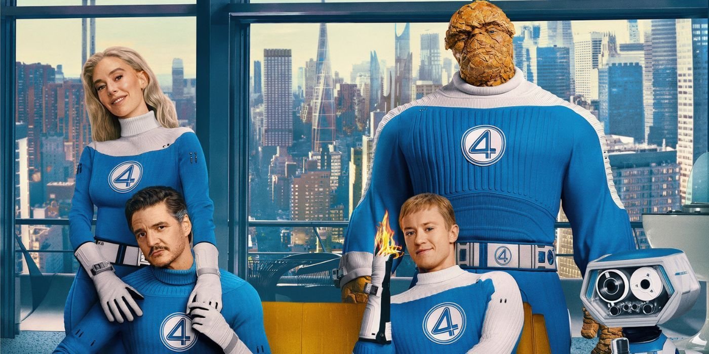 The Fantastic Four First Steps cast suited up