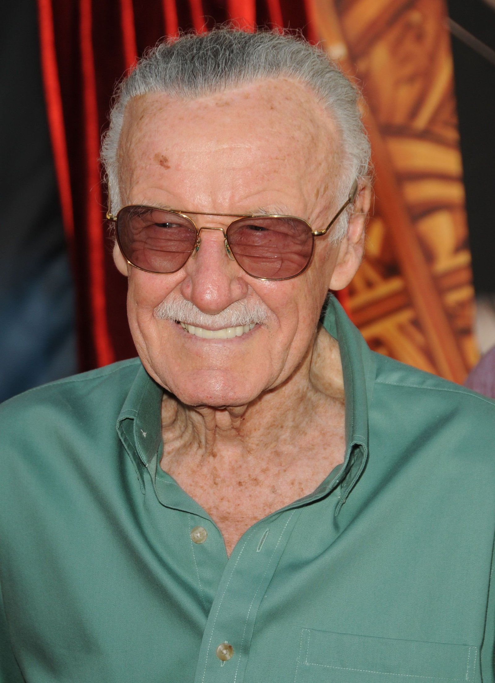 Headshot Of Stan Lee In The Los Angeles Premiere of 'Thor' 