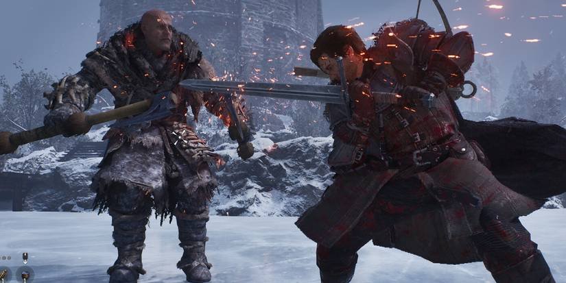 Player character in one on one combat in Game of Thrones Kingsroad