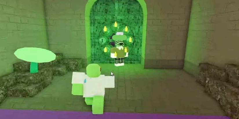 Roblox 99 Nights in the Forest Frog Key door from Frog Invasion update