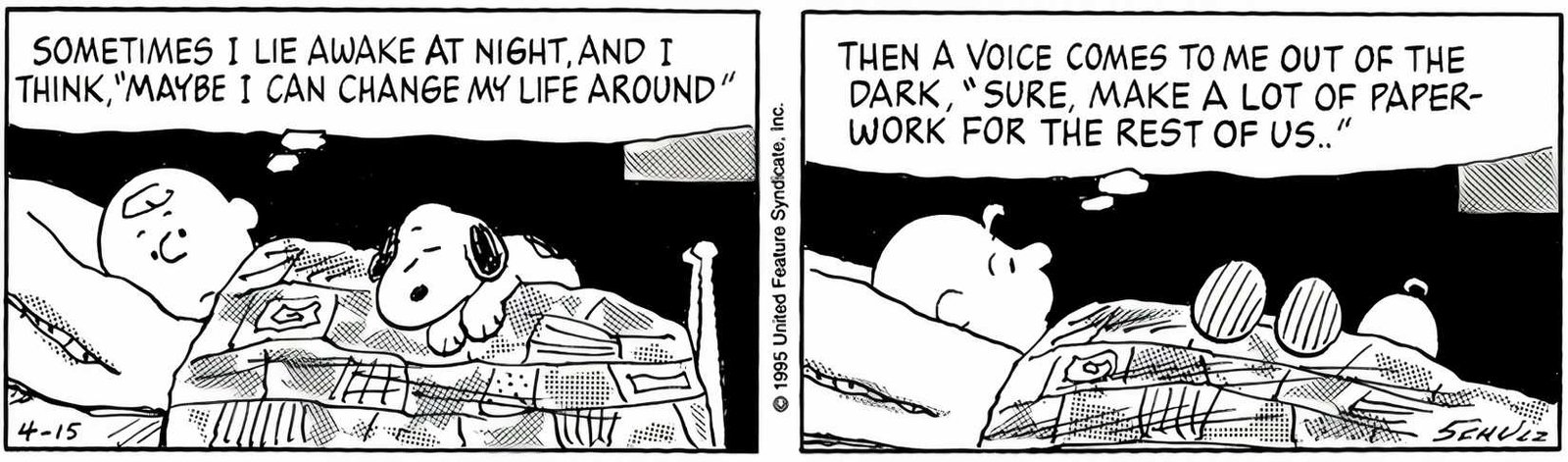 Charlie Brown Talking About His Inner Voice