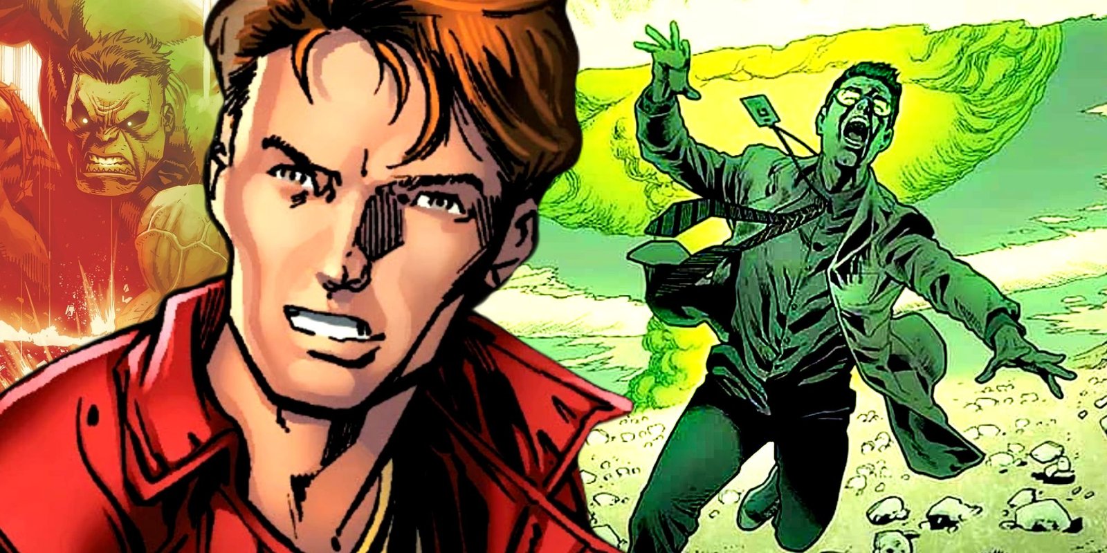Bruce Banner's First Hulk Transformation and Rick Jones in Marvel Comics