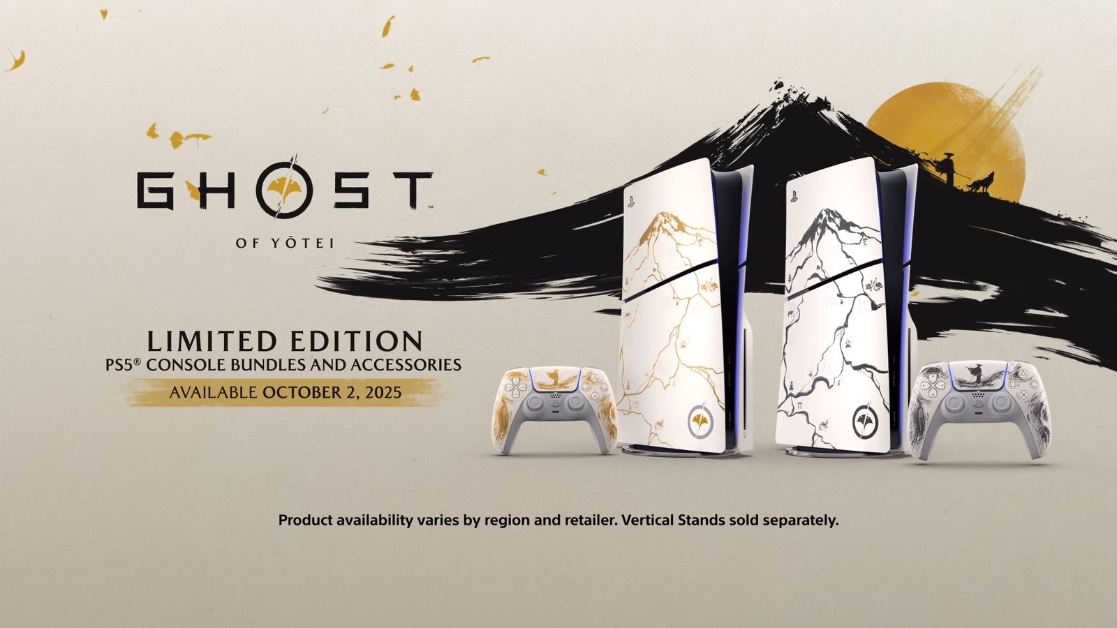 Ghost of Yotei limited-edition PS5 consoles.