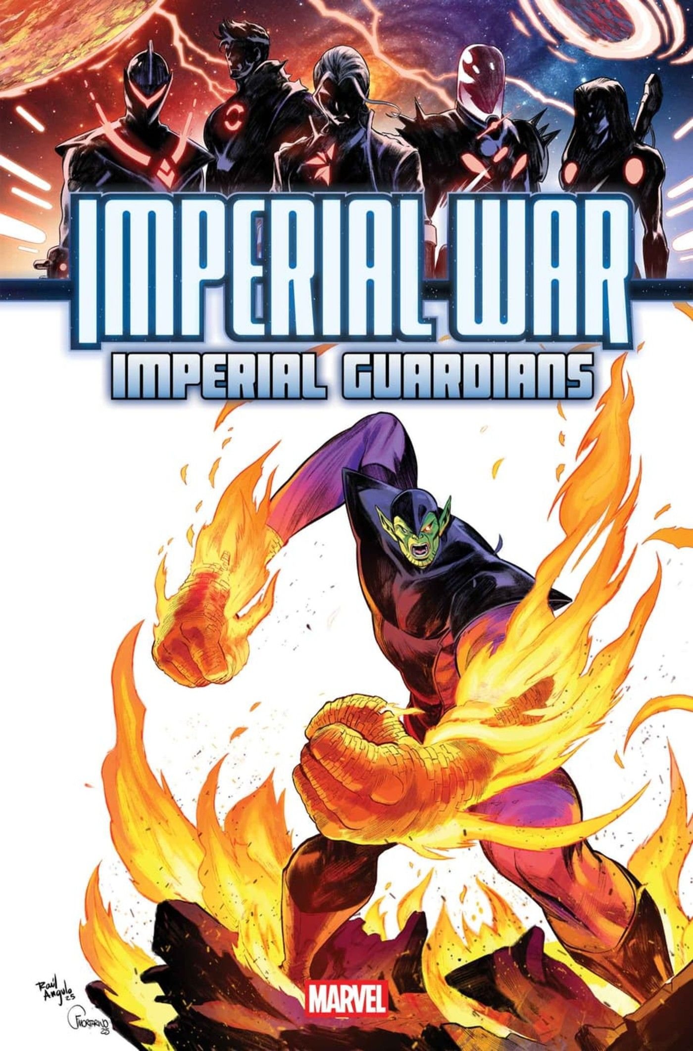 imperial war guardians cover, showing new guardians of the galaxy roster