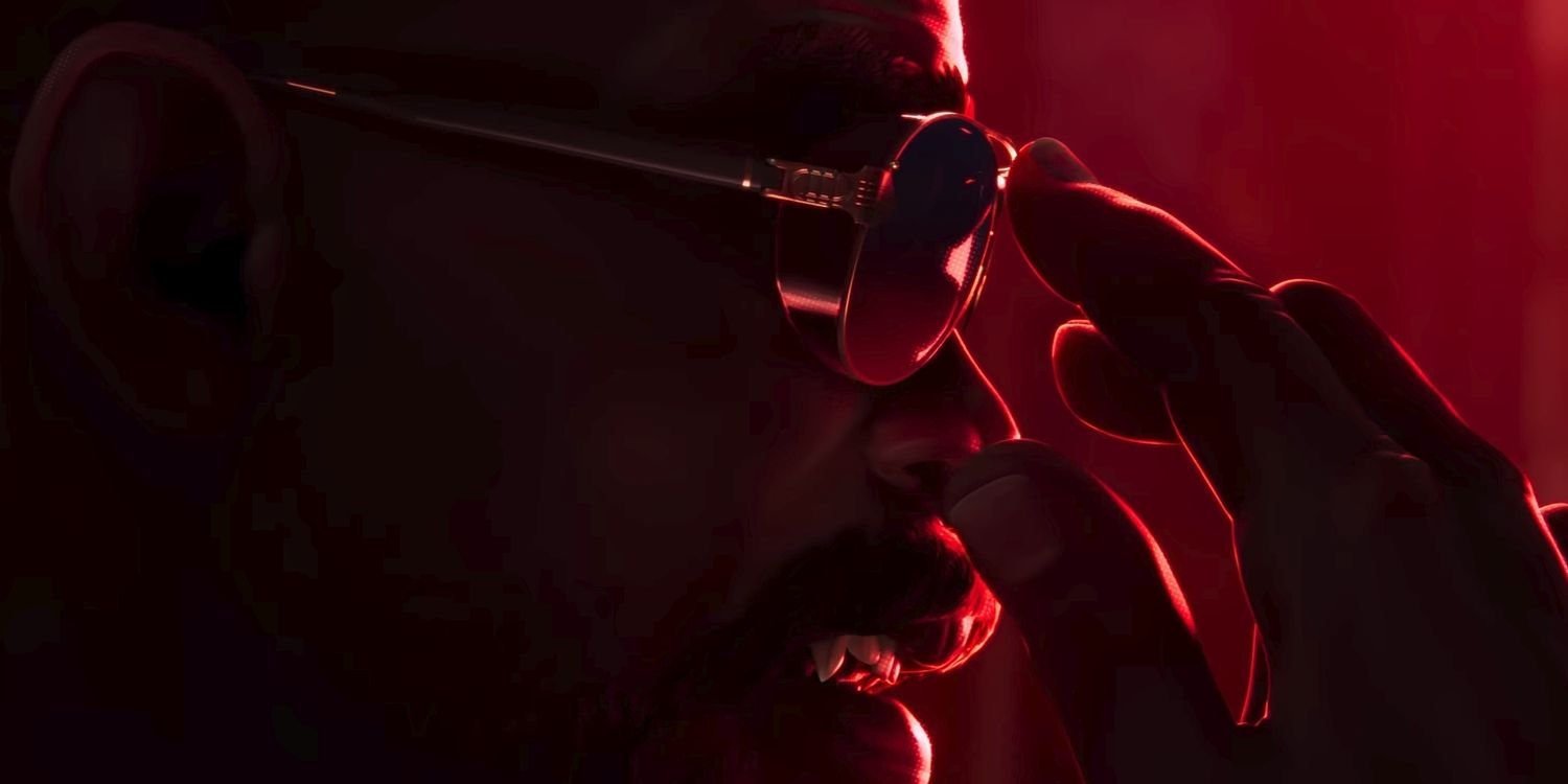 Blade adjusts his sunglasses in a screenshot from the trailer for Marvel's Blade.