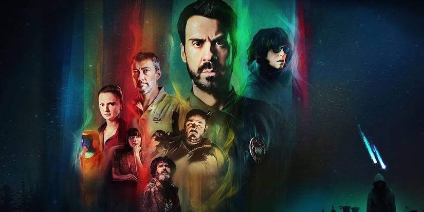The HBO Max Original, Visitors poster featuring all of the characters in a Star Trek poster style