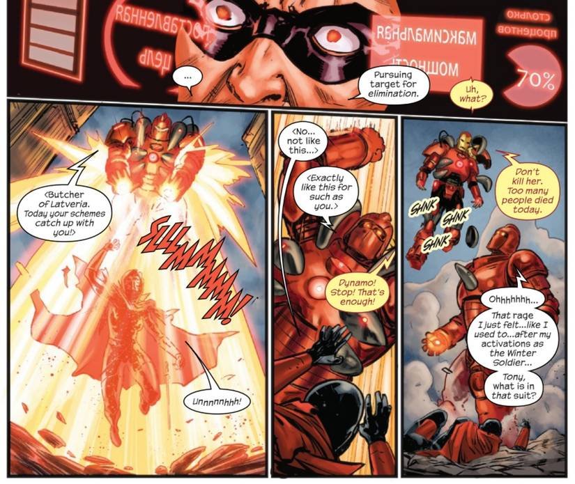 WINTER SOLDIER WEARING THE CRIMSON DYNAMO ARMOR 3