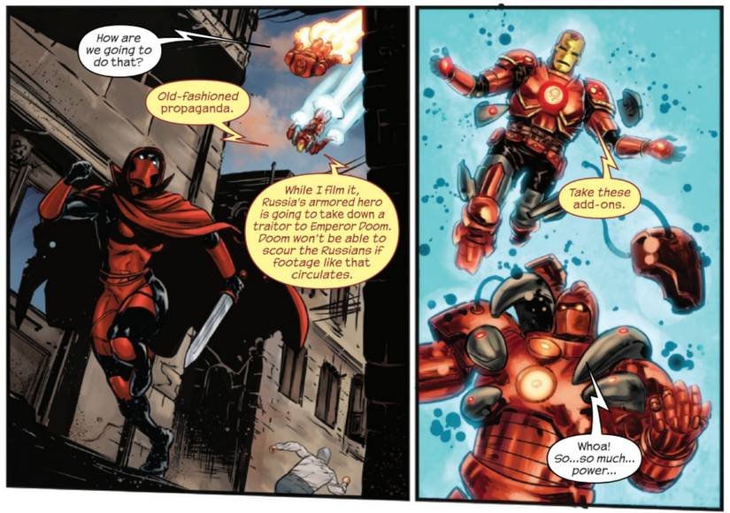 WINTER SOLDIER WEARING THE CRIMSON DYNAMO ARMOR 2