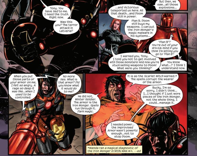 WINTER SOLDIER WEARING THE CRIMSON DYNAMO ARMOR 4
