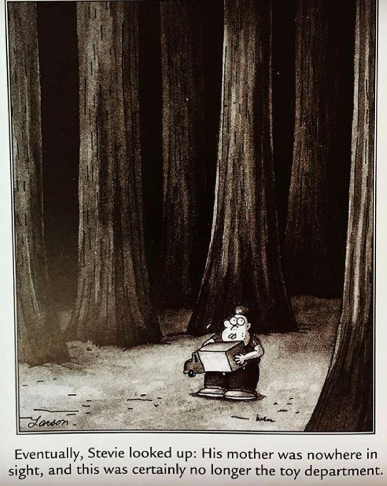 Far Side Lost Mom