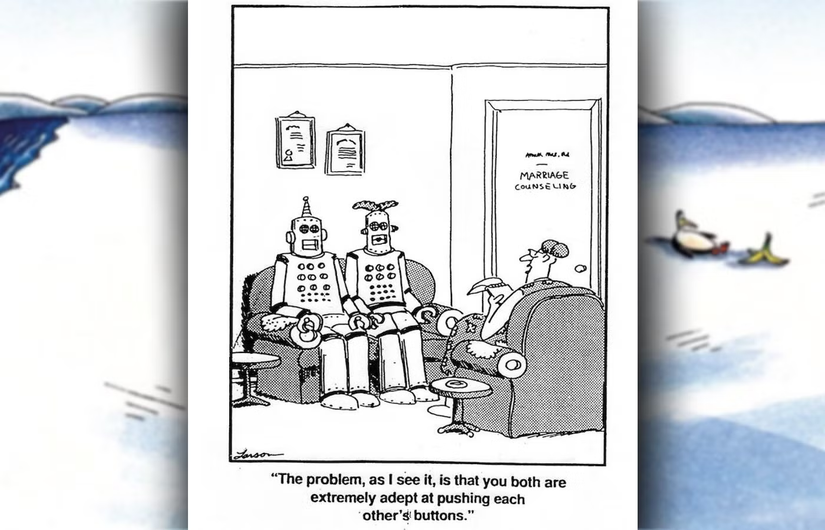 AI far side therapy