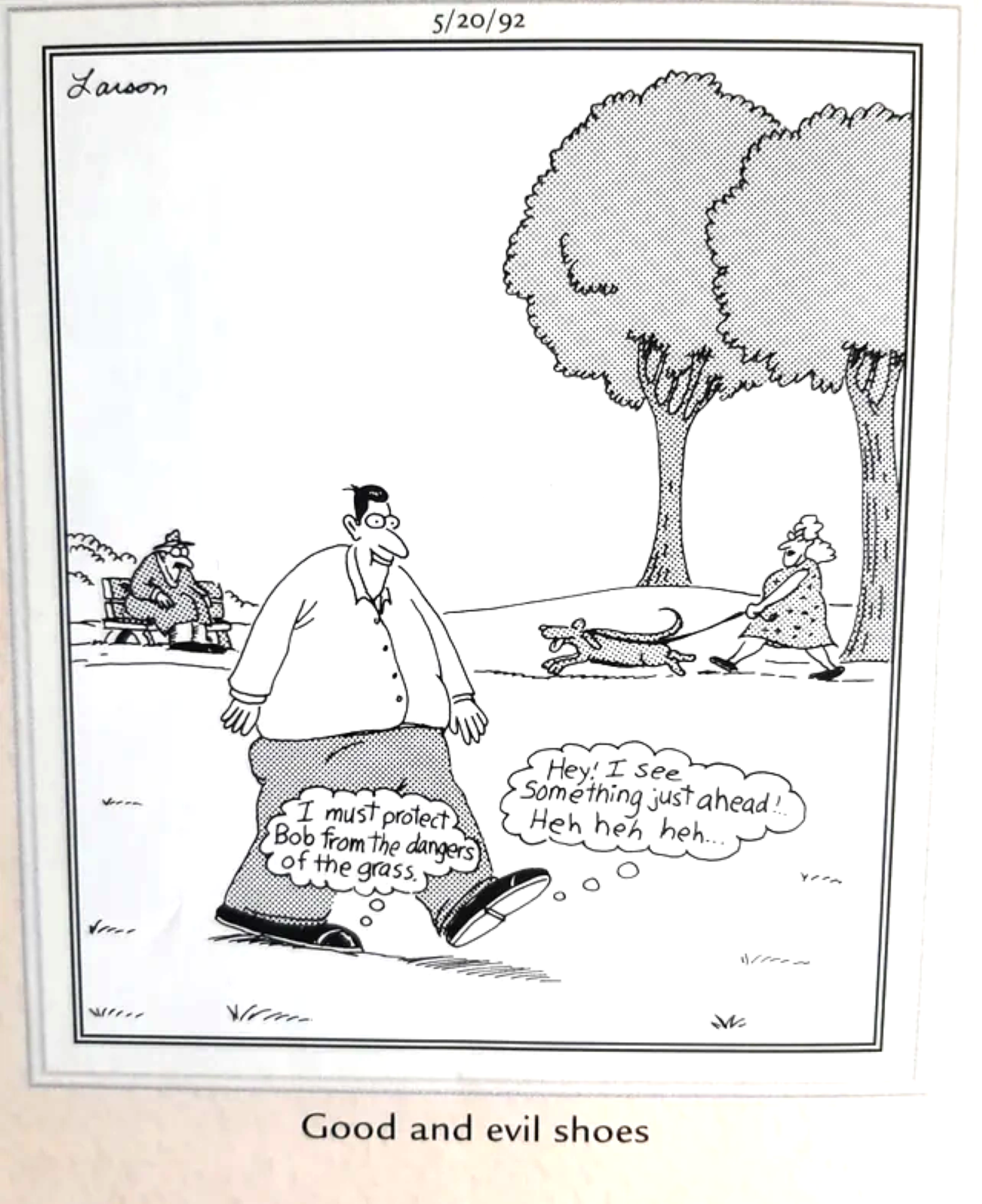 Far side evil shoes