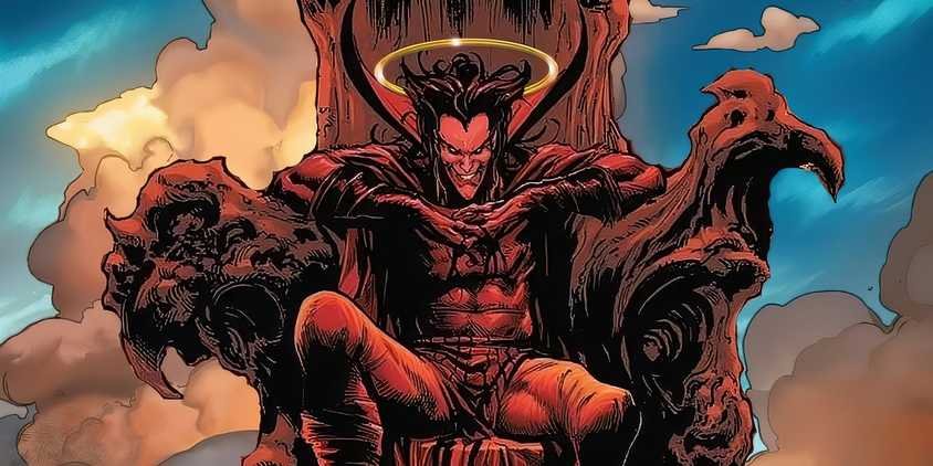 The MCU Couldn't Handle These Marvel Villains 15 Years Ago, But Times Have Changed 4 Mephisto sitting on his throne in Marvel Comics.
