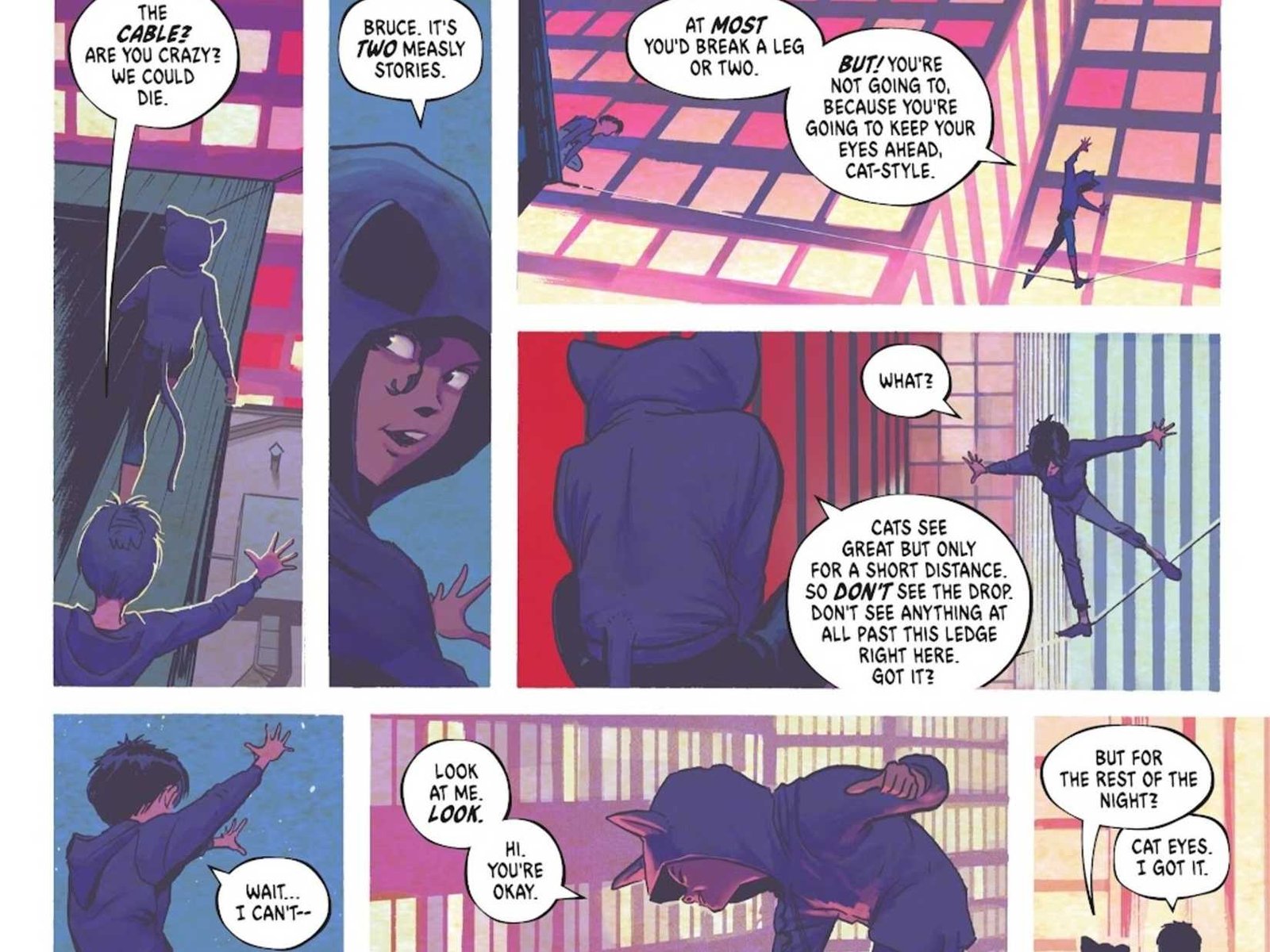 absolute catwoman trains batman