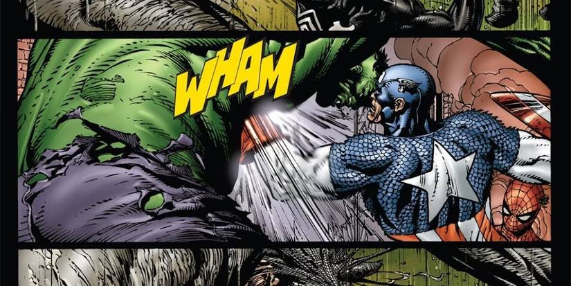 Captain America vs The Hulk