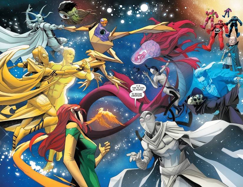 Phoenix #5 Jean Grey meets Cosmic Entities