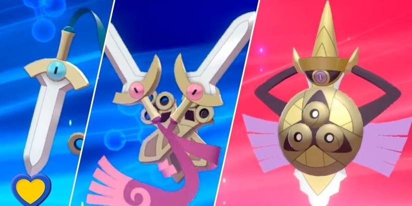 Honedge, doublade, and aegislash