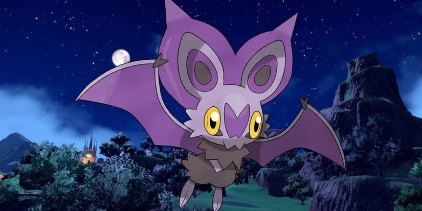 Noibat at night in Pokémon Scarlet & Violet 