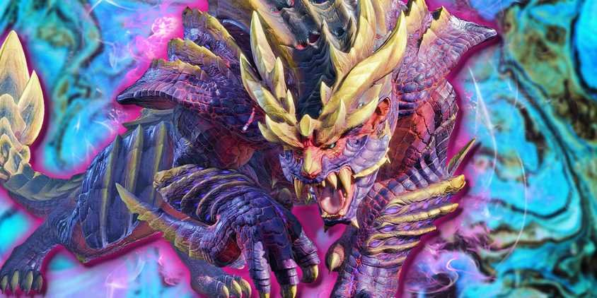 Monster Hunter's Magnamalo roars.